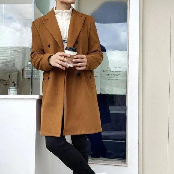 . Other - Brown Mens Trench Coat